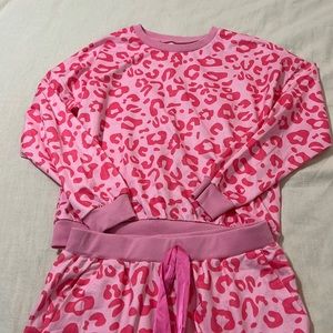 NWOT leopard print loungewear